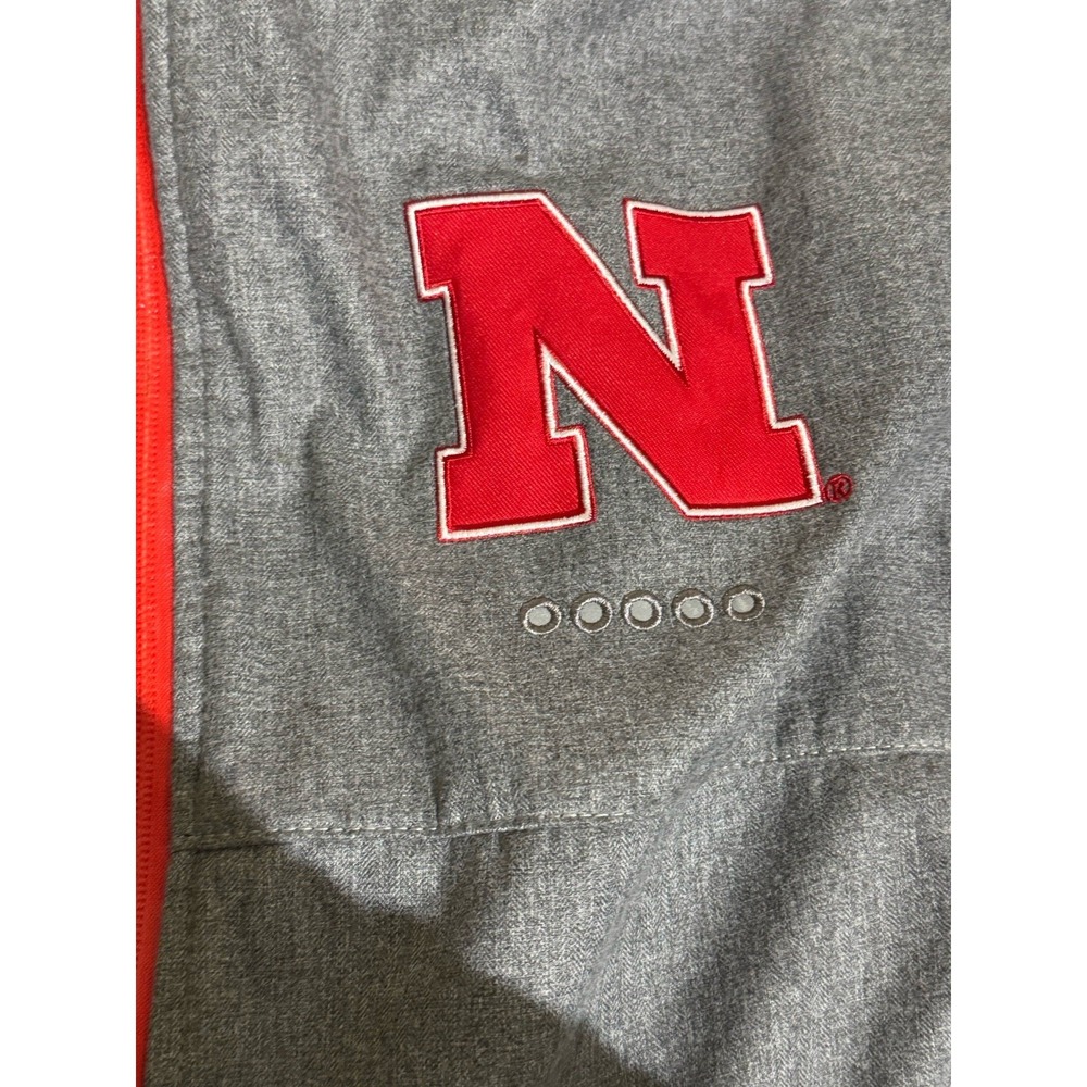 Vintage Franchise Club Jacket Nebraska Corn Huskers Men XL Retroreflective - Picture 3 of 5
